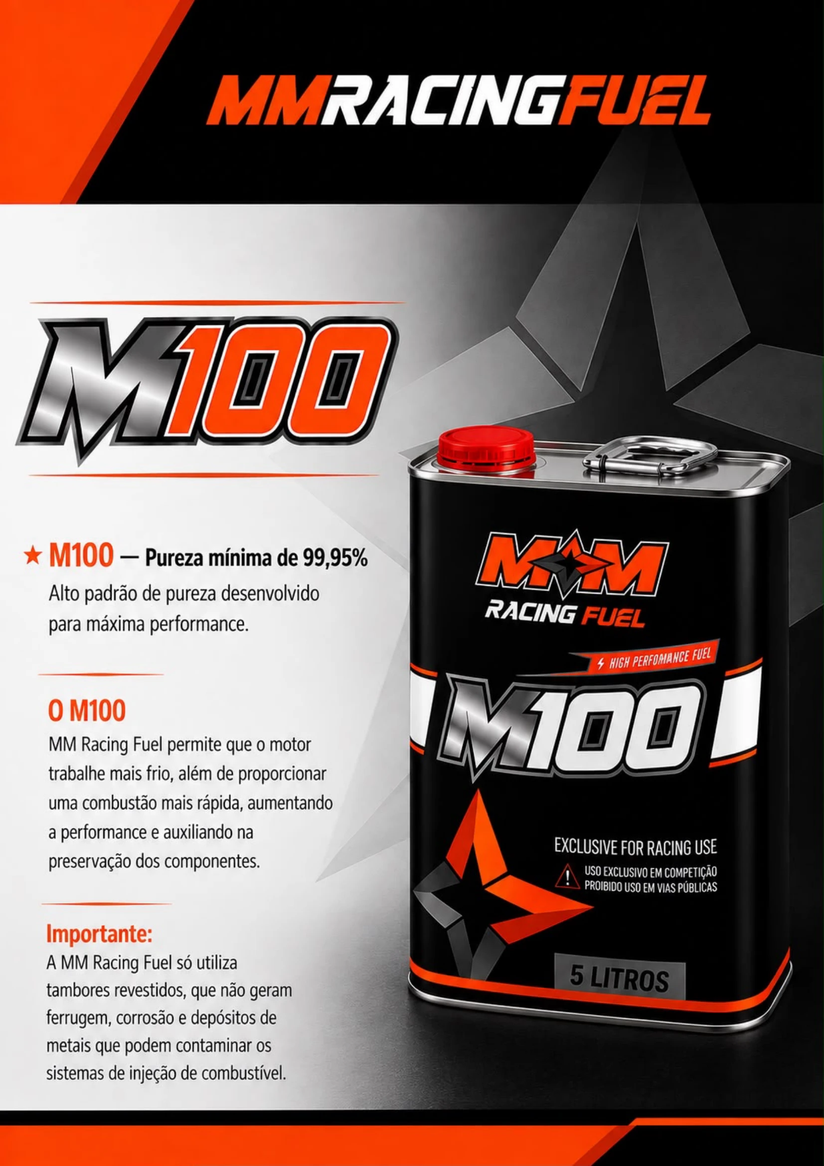M100 5L MM Racing Fuel
