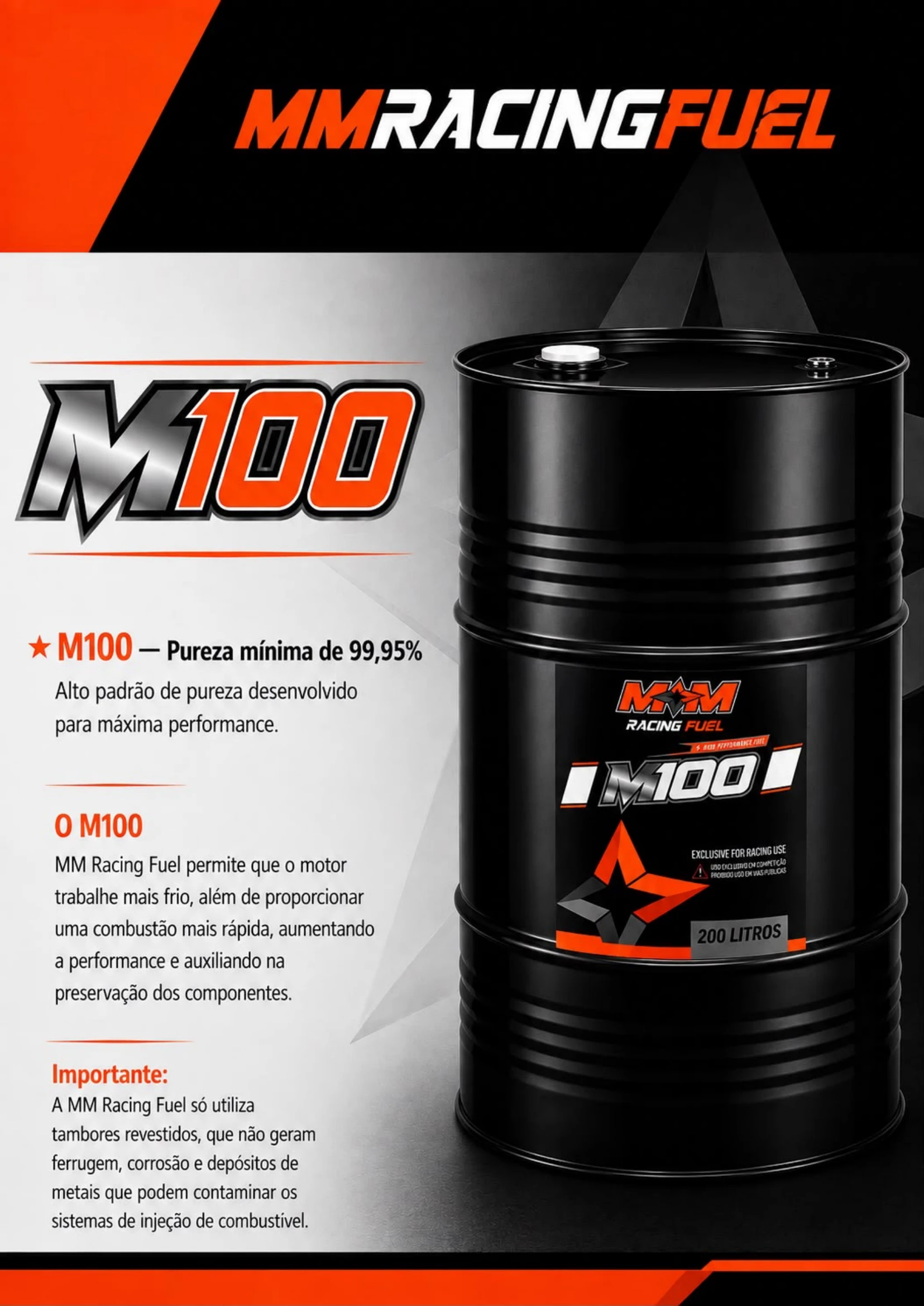 M100 200L Tambor MM Racing Fuel